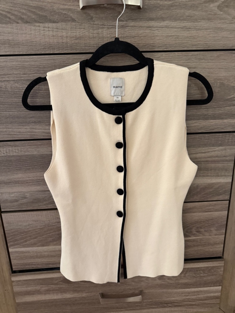 anthropologie button up tank maeve